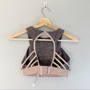 Free People Womens Crew Neck Pullover Long Sleeve Tee Green